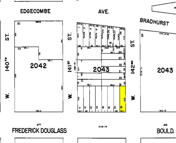 2657 Frederick Douglass Blvd, New York, NY à vendre - Plan cadastral – Image 2 sur 6