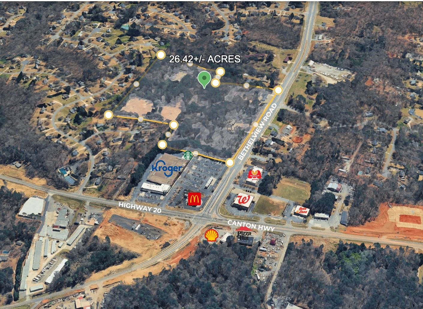 26.42 +/- Acres on Bethelview Road portefeuille de 2 biens à vendre sur LoopNet.fr Photo principale– Image 1 sur 4