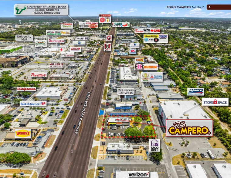 1707 E Fowler Ave, Tampa, FL à vendre - Photo de l’immeuble – Image 3 sur 4