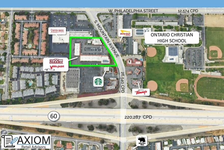 2244-2268 S Mountain Ave, Ontario, CA à louer - Photo de l’immeuble – Image 1 sur 2