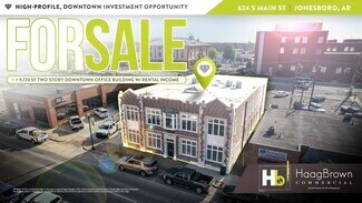 Plus de détails pour 624 S Main St, Jonesboro, AR - Bureau à vendre