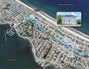 153 Samoset Ave, Hull, MA - VUE AÉRIENNE  vue de carte