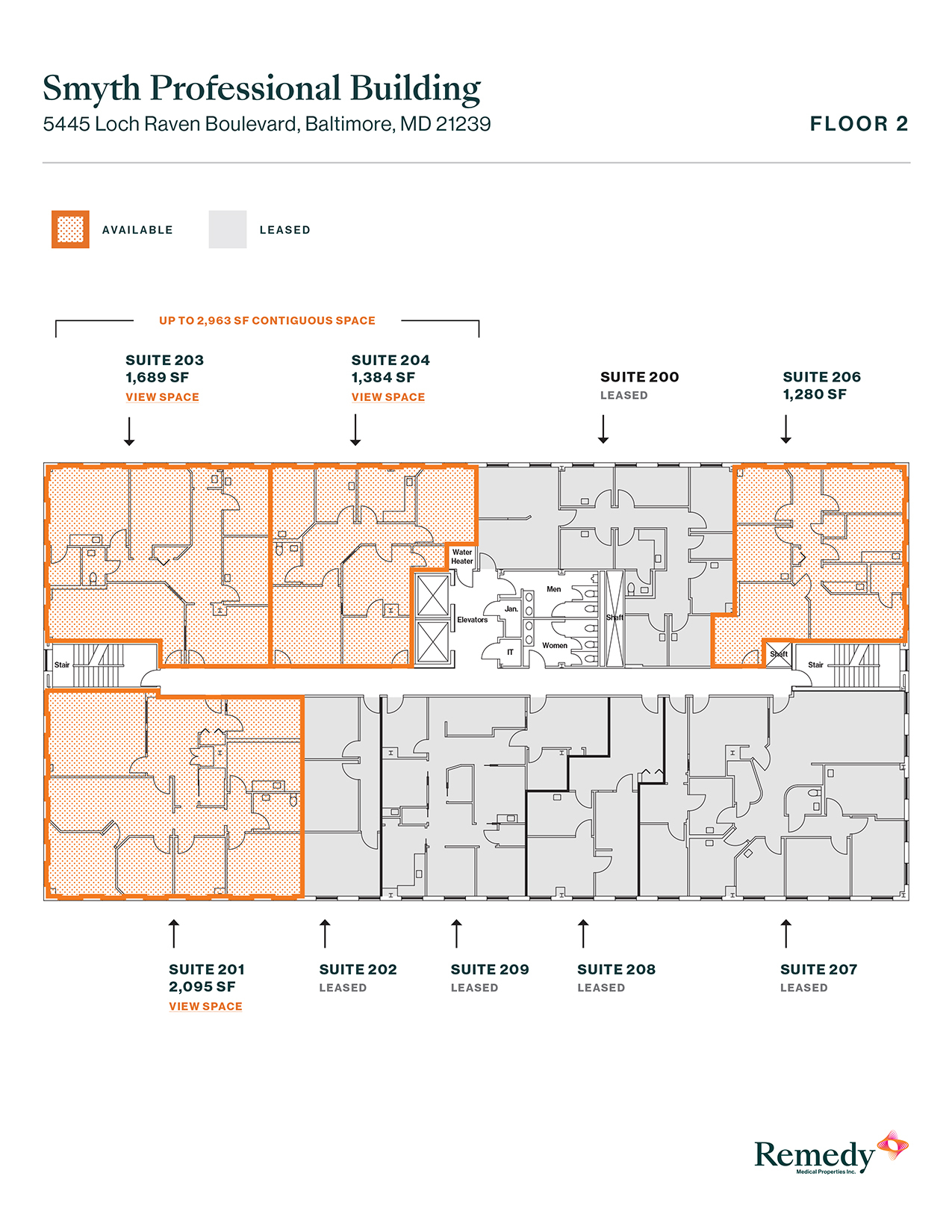 5445-5601 Loch Raven Blvd, Baltimore, MD à louer Plan d’étage– Image 1 sur 5