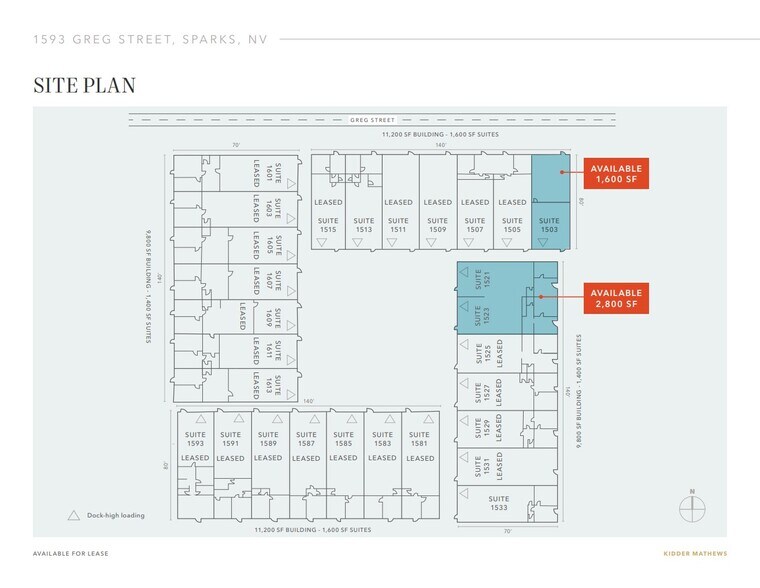 1501-1515 Greg St, Sparks, NV à louer - Plan de site – Image 2 sur 4