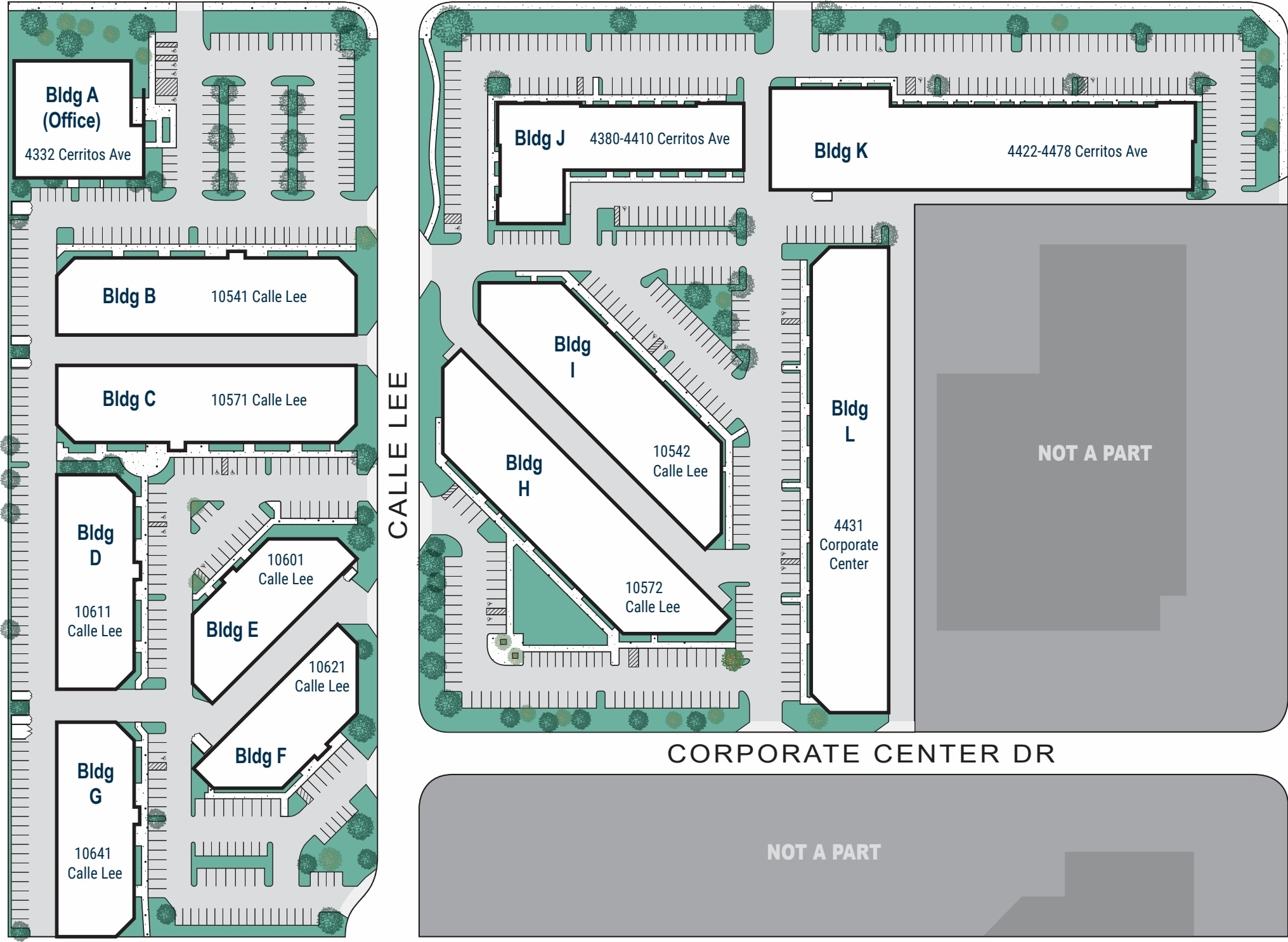 10542 Calle Lee, Los Alamitos, CA à louer Plan de site– Image 1 sur 1