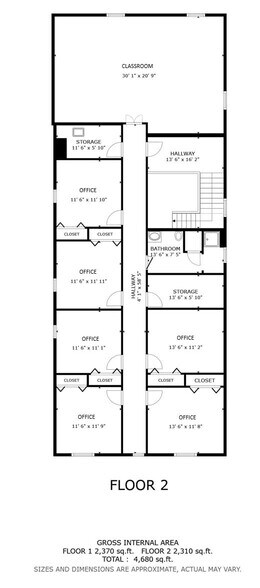 305 5th Ave, Quantico, VA à vendre - Plan d’étage – Image 3 sur 8