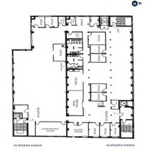 40-46 Spadina Ave, Toronto, ON à louer Plan d’étage– Image 1 sur 1