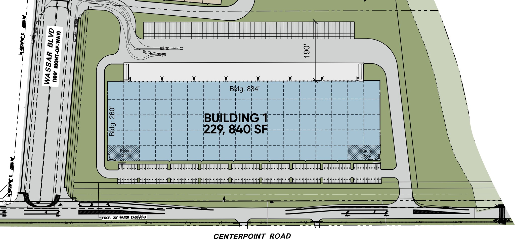 Center Point Rd, San Marcos, TX à louer Plan de site– Image 1 sur 2