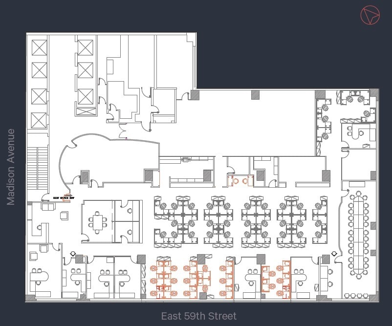 55 E 59th St, New York, NY 10022 - Lot 5th Floor -  - Plan d’étage - Image 1 of 6