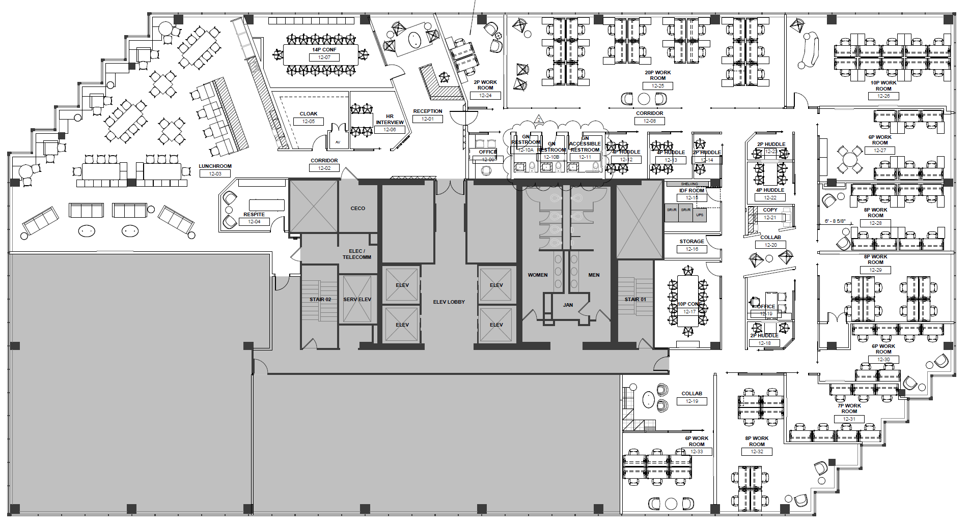 1450 American Ln, Schaumburg, IL à louer Plan d’étage– Image 1 sur 1