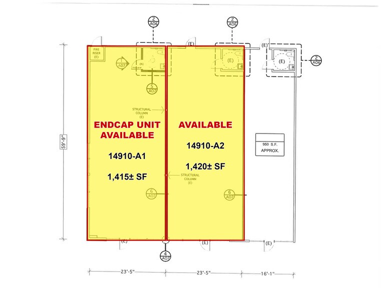 14910-14950 Perris Blvd, Moreno Valley, CA à louer - Plan d’étage – Image 2 sur 8