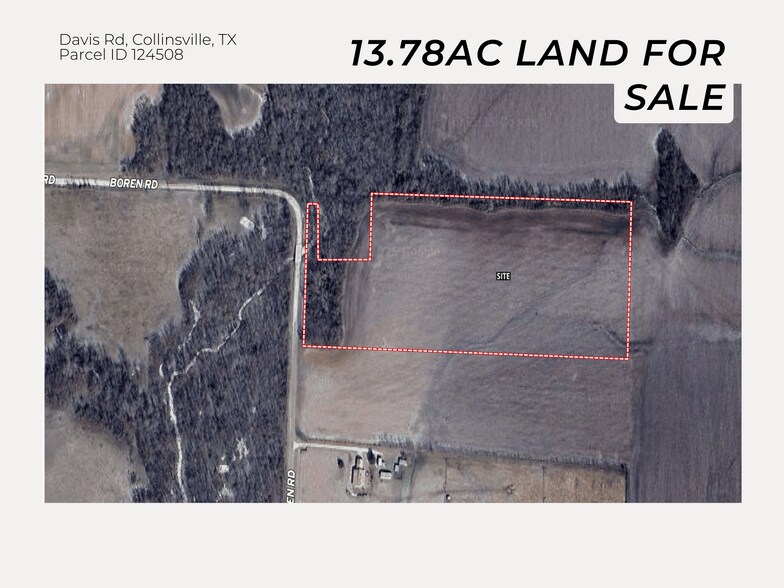 1482 Boren Road, Collinsville, TX à vendre - Photo principale – Image 1 sur 8