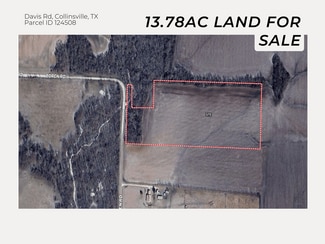 Plus de détails pour 1482 Boren Road, Collinsville, TX - Terrain à vendre