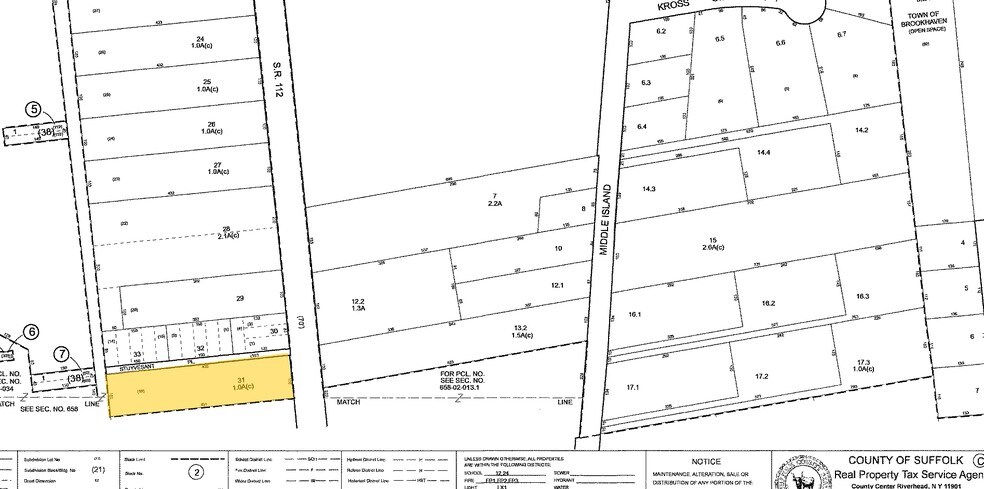 2956 Route 112, Medford, NY à vendre - Plan cadastral – Image 3 sur 5