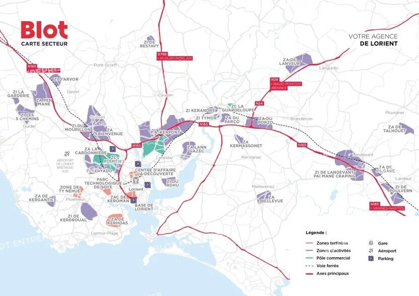 Local d’activités dans Quéven à louer - Photo de l’immeuble – Image 3 sur 3