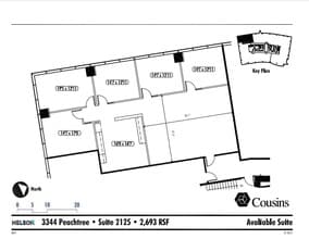 3344 Peachtree Rd NE, Atlanta, GA à louer Plan d’étage– Image 1 sur 1