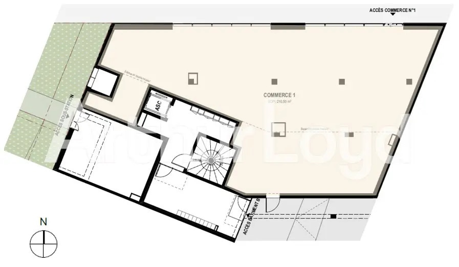 Local d'activités dans Fleury-sur-Orne à vendre - Photo de l’immeuble – Image 2 sur 2