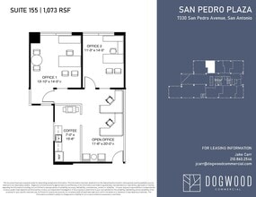 7330 San Pedro Ave, San Antonio, TX à louer Plan d’étage– Image 1 sur 1