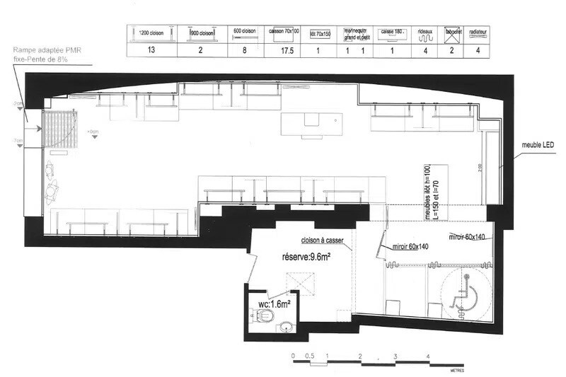 Local commercial dans Montpellier à louer - Plan d’étage – Image 3 sur 3