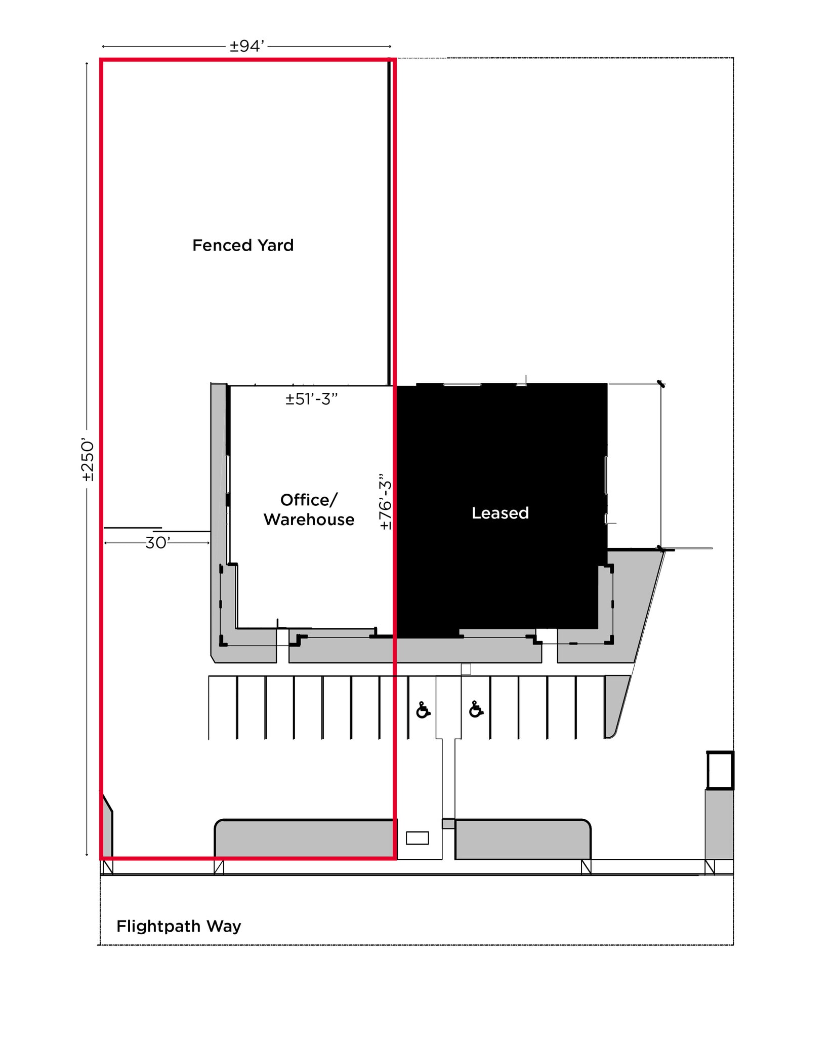 19237 Flightpath Way, Bakersfield, CA à louer Plan de site– Image 1 sur 2