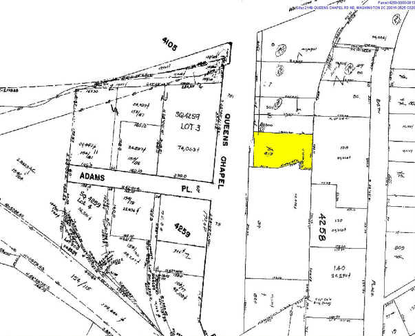 2149 Queens Chapel Rd NE, Washington, DC à louer - Plan cadastral – Image 2 sur 3