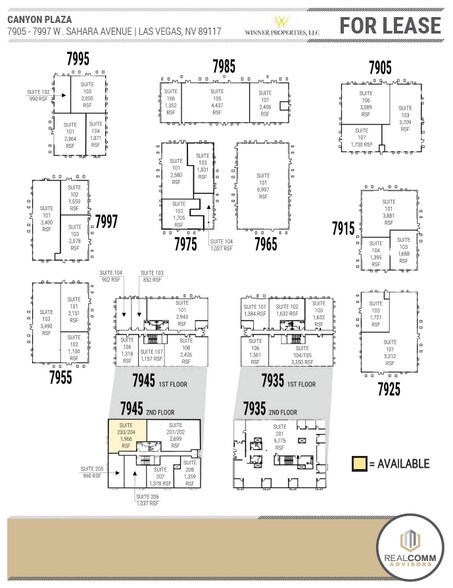 7905-7995 W Sahara Ave, Las Vegas, NV à louer - Photo de l’immeuble – Image 3 sur 4