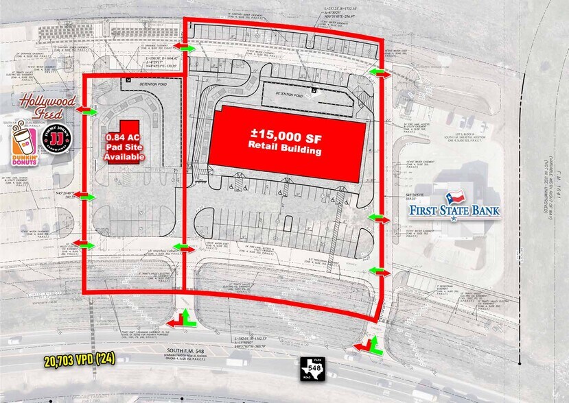 219 S Farm to Market 548, Forney, TX à louer - Plan de site – Image 3 sur 3