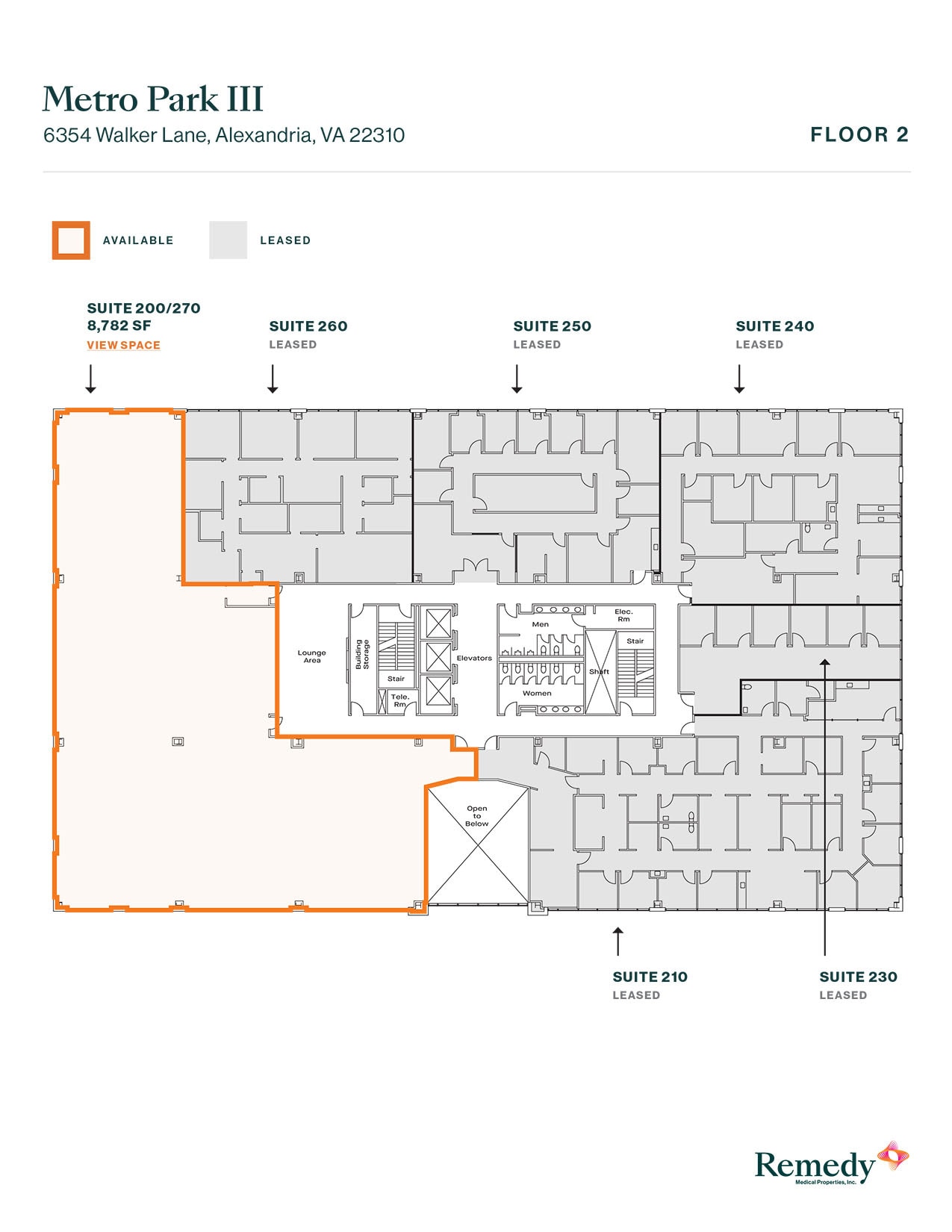 6354 Walker Ln, Alexandria, VA à louer Plan d’étage– Image 1 sur 1