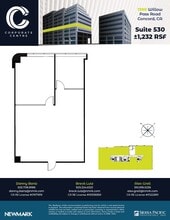 1390 Willow Pass Rd, Concord, CA à louer Plan d’étage– Image 1 sur 1