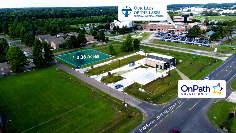 Lots 1-A & 2-A Rothland Subdivision W, Gonzales, LA à vendre - Aérien – Image 2 sur 2
