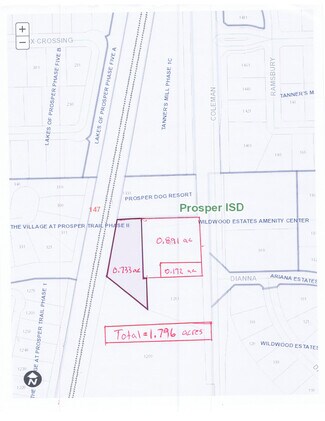 Plus de détails pour 1295 N Coleman St, Prosper, TX - Terrain à vendre