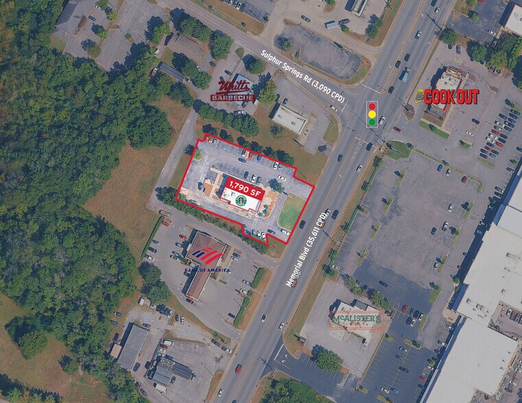 1641 Memorial Blvd, Murfreesboro, TN à louer - Photo de l’immeuble – Image 2 sur 5
