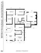 605-615 W Euclid Ave, Arlington Heights, IL à louer Plan de site– Image 1 sur 22