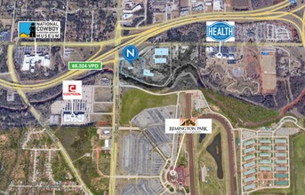 Martin Luther King Ave & NE 63rd St, Oklahoma City, OK - VUE AÉRIENNE  vue de carte