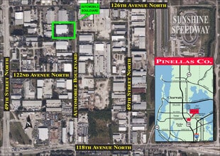 12450 Automobile Blvd, Clearwater, FL - Vue aérienne vue de carte