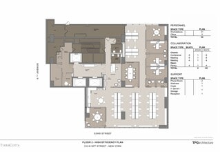 133 W 52nd St, New York, NY à louer Plan d’étage– Image 1 sur 10