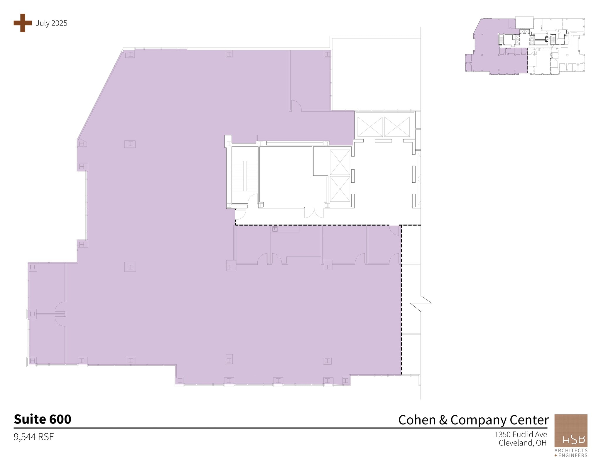 1350 Euclid Ave, Cleveland, OH à louer Plan de site– Image 1 sur 1