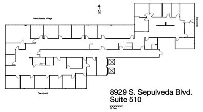 8929-8939 S Sepulveda Blvd, Los Angeles, CA à louer Plan d’étage– Image 1 sur 2