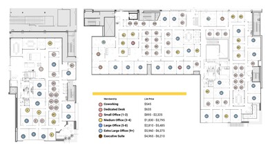 7014 E Camelback Rd, Scottsdale, AZ à louer Plan d’étage– Image 1 sur 9