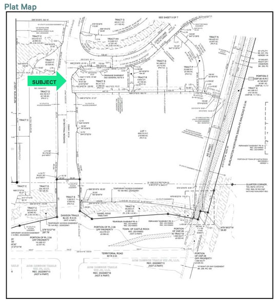 101 Dawson Dr, Castle Rock, CO à louer - Plan cadastral – Image 2 sur 4