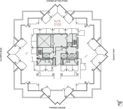 2121 Avenue of the Stars, Century City, CA à louer Plan d’étage– Image 1 sur 1