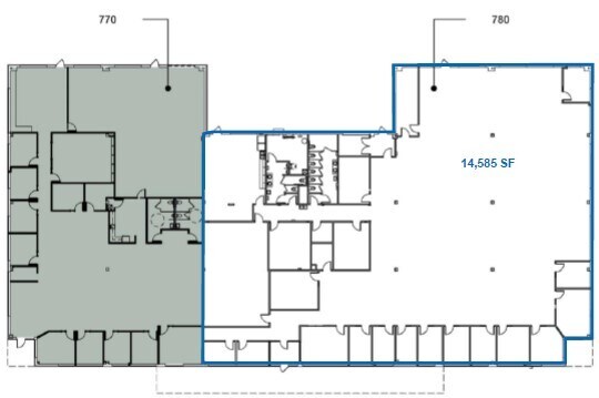 770-780 Brooksedge Plaza Dr, Westerville, OH à louer Plan d’étage– Image 1 sur 1