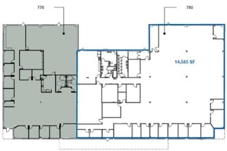 770-780 Brooksedge Plaza Dr, Westerville, OH à louer Plan d’étage– Image 1 sur 1