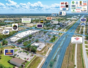 14251-14295 Tamiami Trl, North Port, FL - VUE AÉRIENNE  vue de carte