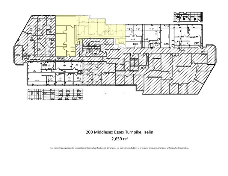 200 Middlesex Essex Tpke, Iselin, NJ à louer - Plan de site – Image 2 sur 8