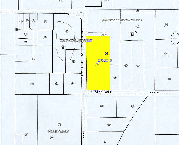 2001 E 74th Ave, Denver, CO à louer - Plan cadastral – Image 2 sur 13