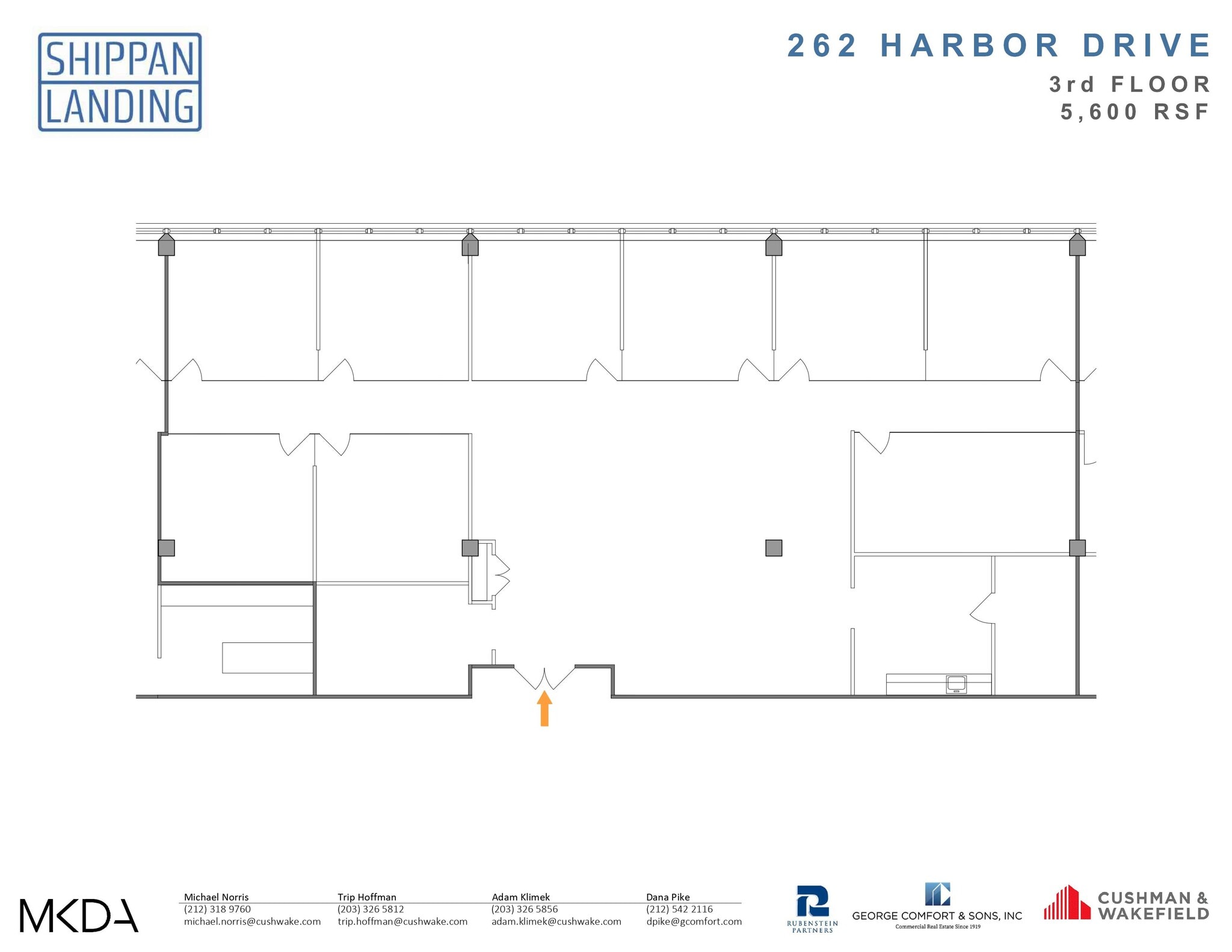 208 Harbor Dr, Stamford, CT à louer Plan d’étage– Image 1 sur 1