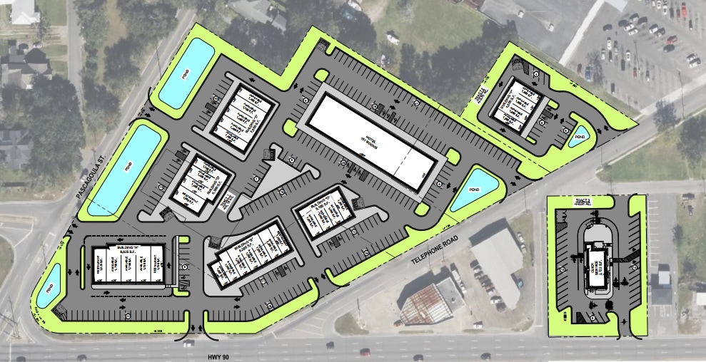 1005 Denny Ave, Pascagoula, MS à louer Plan de site– Image 1 sur 6
