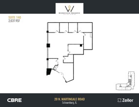 20 N Martingale Rd, Schaumburg, IL à louer Plan d’étage– Image 1 sur 1