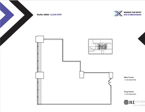 875 N Michigan Ave, Chicago, IL à louer Plan d’étage– Image 1 sur 1